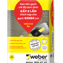 Keo dán gạch Weber tai fix