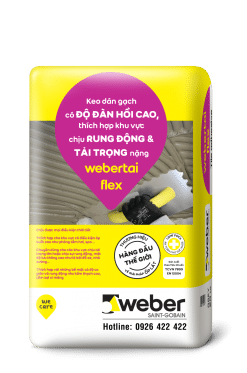 Keo dán gạch Weber tai flex