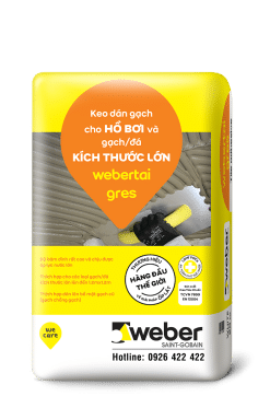 Keo dán gạch Weber tai gres