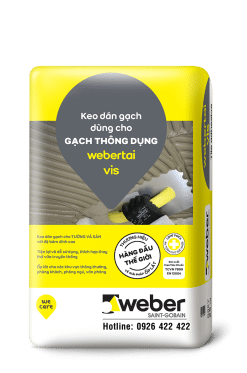 Keo dán gạch Weber tai vis